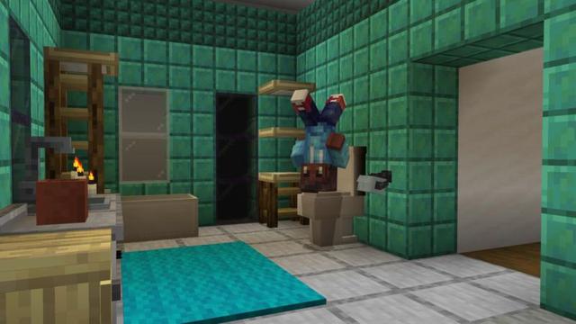 Screenshot of the Minecraft Bedrock Marketplace product 3000 Furniture Blocks created by Shapescape.