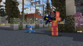 Screenshot of the Minecraft Bedrock Marketplace product Alien Hunter created by Shapescape.