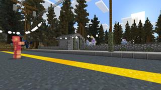 Screenshot of the Minecraft Bedrock Marketplace product Alien Hunter created by Shapescape.