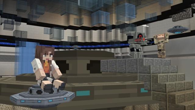 Screenshot of the Minecraft Bedrock Marketplace product AREA 51 created by Shapescape.
