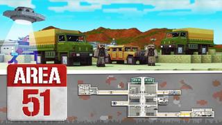 Thumbnail of the Minecraft Bedrock Marketplace product AREA 51 created by Shapescape.