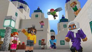 Screenshot of the Minecraft Bedrock Marketplace product Beach Village created by Shapescape.