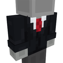 Thumbnail of the Minecraft Bedrock Marketplace product Black Suit Red Detail created by Shapescape.