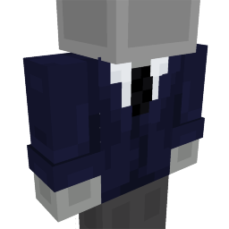 Thumbnail of the Minecraft Bedrock Marketplace product Blue Suit Black Tie created by Shapescape.