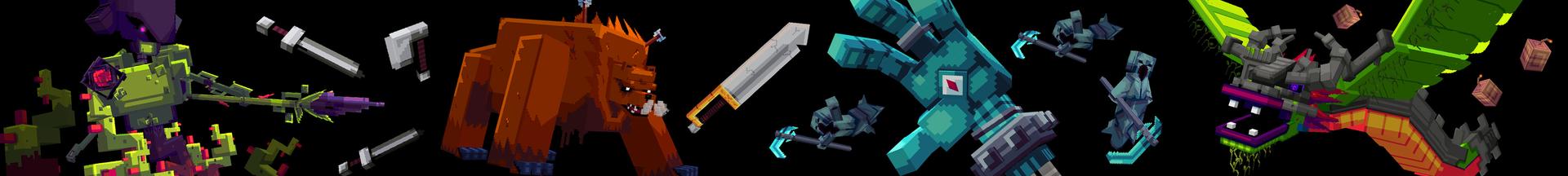 Panorama of the Minecraft Bedrock Marketplace product Boss Expansion created by Shapescape.