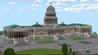 Screenshot of the Minecraft Bedrock Marketplace product Capitol Hill created by Shapescape.