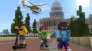 Screenshot of the Minecraft Bedrock Marketplace product Capitol Hill created by Shapescape.