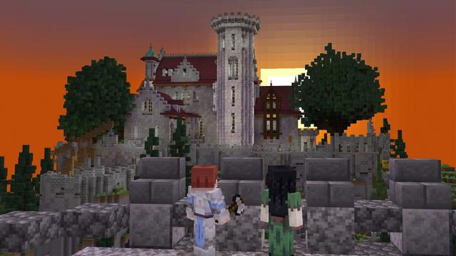 Screenshot of the Minecraft Bedrock Marketplace product Castle on the Hill created by Shapescape.