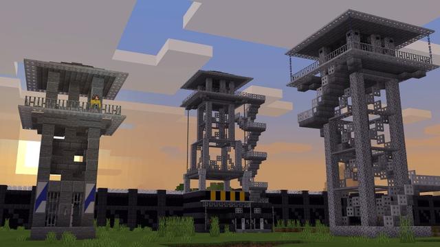 Screenshot of the Minecraft Bedrock Marketplace product Craftable Bases created by Shapescape.