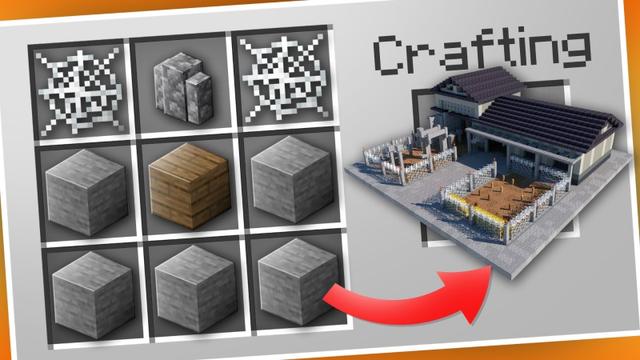 Thumbnail of the Minecraft Bedrock Marketplace product Craftable Bases created by Shapescape.