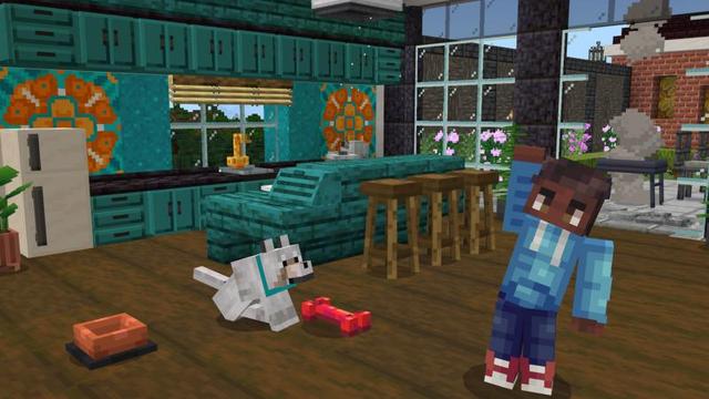 Screenshot of the Minecraft Bedrock Marketplace product Craftable Furniture 2 created by Shapescape.