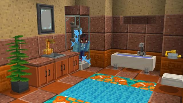 Screenshot of the Minecraft Bedrock Marketplace product Craftable Furniture 2 created by Shapescape.