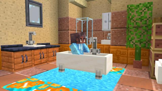 Screenshot of the Minecraft Bedrock Marketplace product Craftable Furniture created by Shapescape.