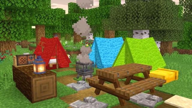 Screenshot of the Minecraft Bedrock Marketplace product Craftable Furniture created by Shapescape.