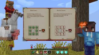 Screenshot of the Minecraft Bedrock Marketplace product Custom Hearts Skyblock created by Shapescape.