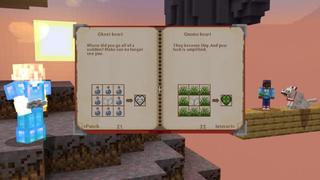 Screenshot of the Minecraft Bedrock Marketplace product Custom Hearts Skyblock created by Shapescape.