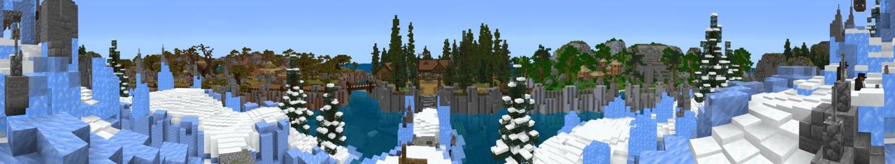 Panorama of the Minecraft Bedrock Marketplace product Cute Animals created by Shapescape.