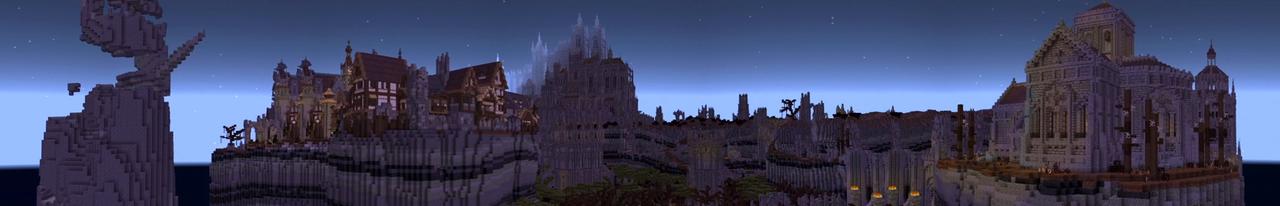 Panorama of the Minecraft Bedrock Marketplace product Dead Souls created by Shapescape.