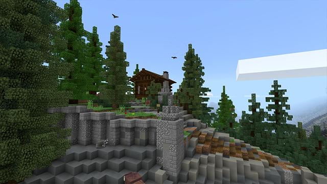Screenshot of the Minecraft Bedrock Marketplace product Dewdale National Park created by Shapescape.