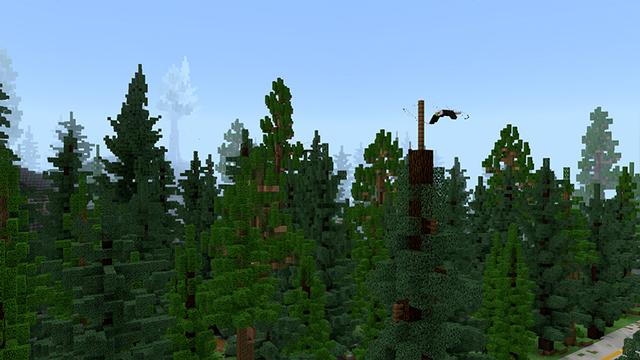 Screenshot of the Minecraft Bedrock Marketplace product Dewdale National Park created by Shapescape.