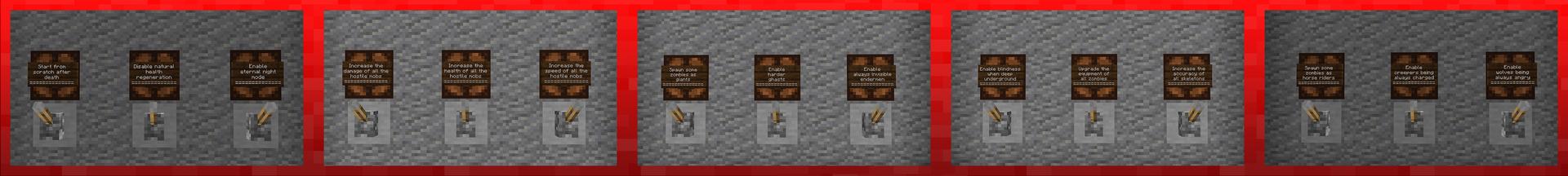 Panorama of the Minecraft Bedrock Marketplace product Difficulty Hardcore created by Shapescape.