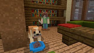 Screenshot of the Minecraft Bedrock Marketplace product Dogs created by Shapescape.