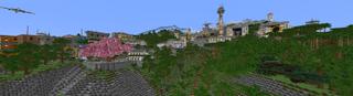 Panorama of the Minecraft Bedrock Marketplace product E.L.Y.T.R.A. created by Shapescape.