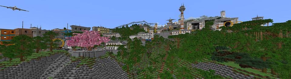 Panorama of the Minecraft Bedrock Marketplace product E.L.Y.T.R.A. created by Shapescape.