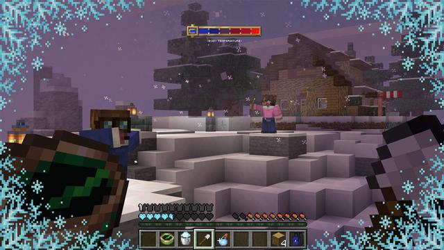 Screenshot of the Minecraft Bedrock Marketplace product Extreme Survival Add-On created by Shapescape.