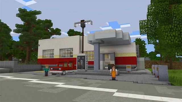 Screenshot of the Minecraft Bedrock Marketplace product Farms created by Shapescape.