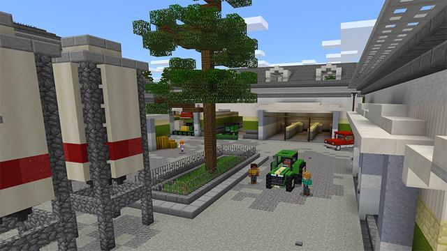 Screenshot of the Minecraft Bedrock Marketplace product Farms created by Shapescape.