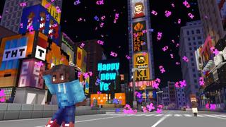 Screenshot of the Minecraft Bedrock Marketplace product Firework Show created by Shapescape.