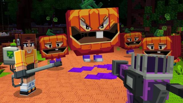 Screenshot of the Minecraft Bedrock Marketplace product Fruit Slasher created by Shapescape.