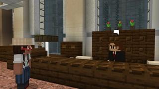 Screenshot of the Minecraft Bedrock Marketplace product Grand Hotel created by Shapescape.
