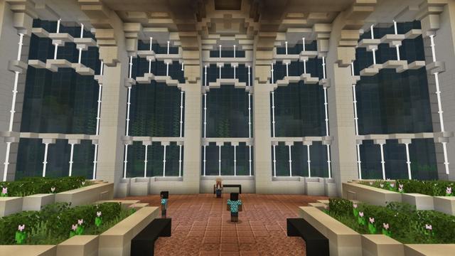 Screenshot of the Minecraft Bedrock Marketplace product Grand Hotel created by Shapescape.
