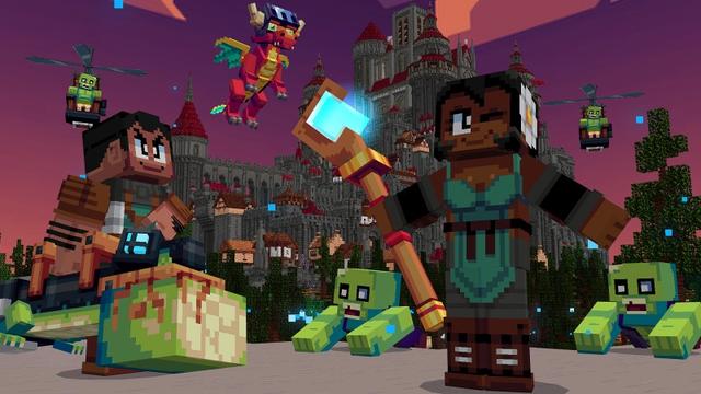 Screenshot of the Minecraft Bedrock Marketplace product Grave Danger created by Shapescape.