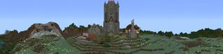 Panorama of the Minecraft Bedrock Marketplace product Half Heart Hardcore created by Shapescape.