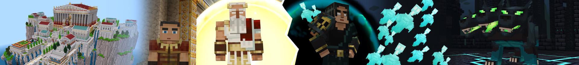 Panorama of the Minecraft Bedrock Marketplace product Hercules created by Shapescape.