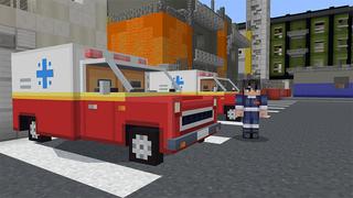 Screenshot of the Minecraft Bedrock Marketplace product Hospital created by Shapescape.