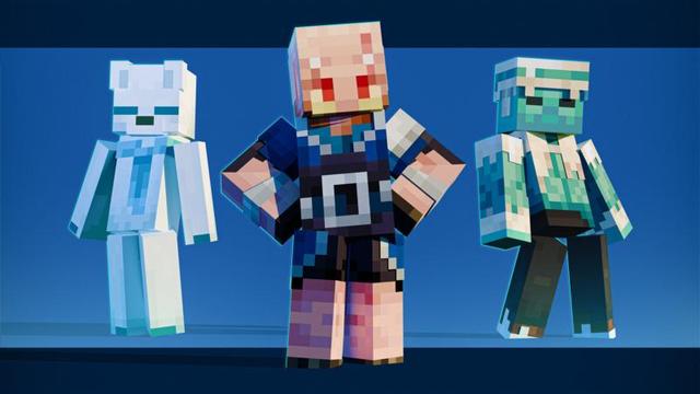 Thumbnail of the Minecraft Bedrock Marketplace product Ice Mobs created by Shapescape.