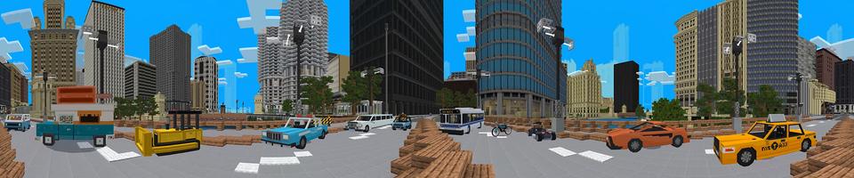 Panorama of the Minecraft Bedrock Marketplace product Immersion: Chicago created by Shapescape.