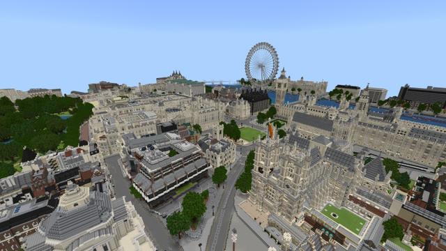 Screenshot of the Minecraft Bedrock Marketplace product Immersion: London created by Shapescape.