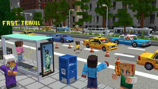 Screenshot of the Minecraft Bedrock Marketplace product Immersion: New York created by Shapescape.