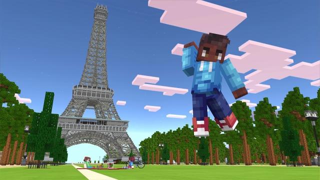 Screenshot of the Minecraft Bedrock Marketplace product Immersion: Paris created by Shapescape.