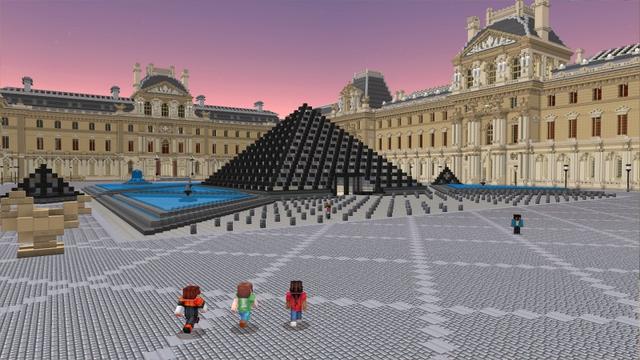 Screenshot of the Minecraft Bedrock Marketplace product Immersion: Paris created by Shapescape.