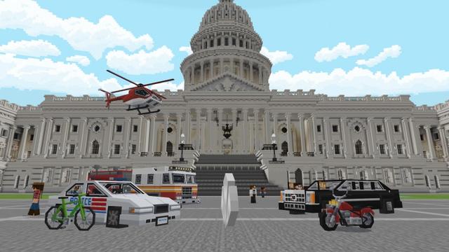 Screenshot of the Minecraft Bedrock Marketplace product Immersion: Washington DC created by Shapescape.