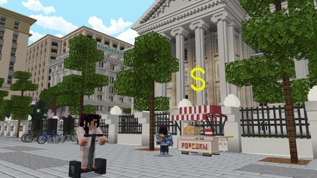 Screenshot of the Minecraft Bedrock Marketplace product Immersion: Washington DC created by Shapescape.