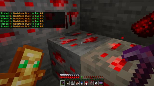 Screenshot of the Minecraft Bedrock Marketplace product Infinite Inventory Add-On created by Shapescape.