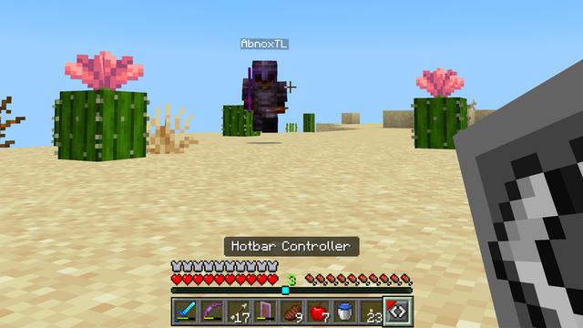 Screenshot of the Minecraft Bedrock Marketplace product Infinite Inventory Add-On created by Shapescape.