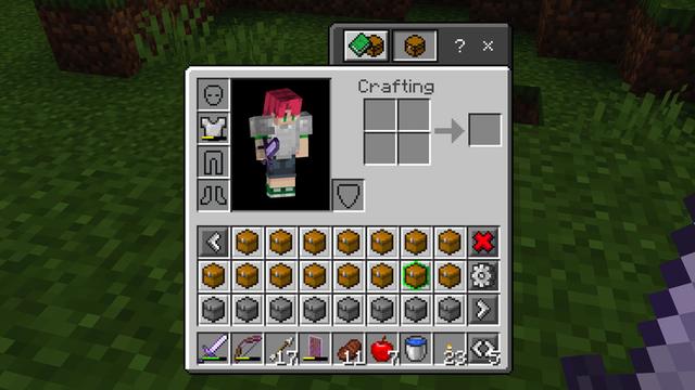 Screenshot of the Minecraft Bedrock Marketplace product Infinite Inventory Add-On created by Shapescape.